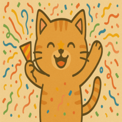 The Cat's Greeting Series