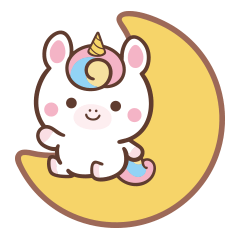 文字なし1♪まんまるユニコーン