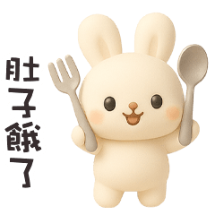 =´x`= 小白兔肚子餓了