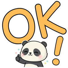 Super All-Purpose Panda Stickers