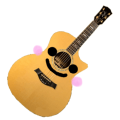 Object stamp-Acoustic guitar