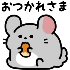 灰色龍貓貼紙（日文）
