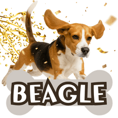 シンプルなまいにちビーグル