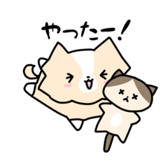 小6が作ったチワワスタンプ（白）