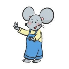 這是小老鼠的貼圖吱