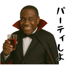 秋を感じる黒人