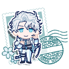 【展示刀剣シリーズ】切手風スタンプvol.5