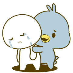 Fat Blue Bird 2 : Pop-up stickers