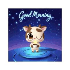 金牛星座可愛動畫貼圖問候語
