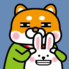 八七柴犬與露齒兔