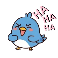 Cheerful Blue Bird