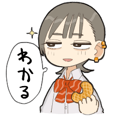 ドーナツギャルのスタンプ