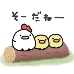 使いやすい＊にわとりサン＆ひよこサン＊秋