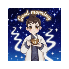星座日常問候語-Q版動畫貼圖