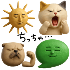 motto's Ssize 3D Stickers
