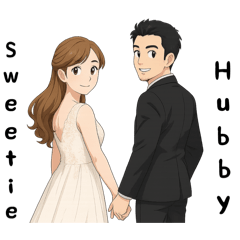 Hubby & Sweetie – LINE stickers | LINE STORE