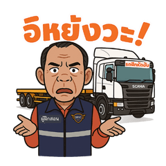 Truck Driver Truck Man Trailer Driver