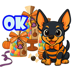 ミニピン　ハロウィンスタンプ