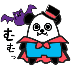 Autumn stickers of Panda Pankun Panchan