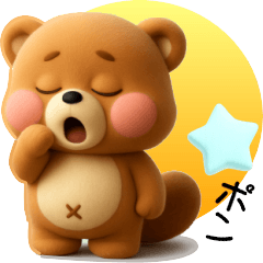 タヌキのポン（秋）