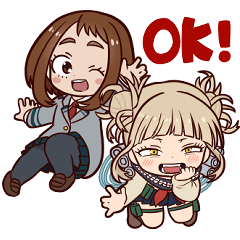 キュートに彩るヒロアカスタンプ