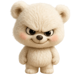 หมีน่ากวน ตัวตึง (No text)