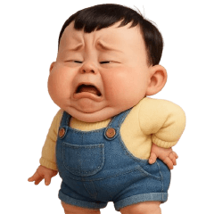 Chubby Good Boy Yellow Overall No text