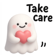 Halloween with Little Ghost So Cute