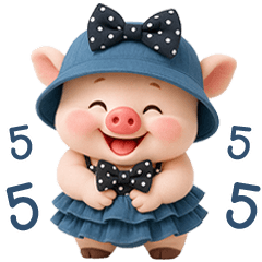 Little Pig in Sweet outfit 10