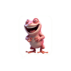 Daily Fun of the Squishy Pink Frog