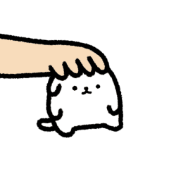 cute puppy move sticker