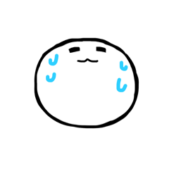 吹き出しと顔（うんうん）