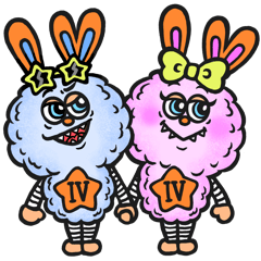 イヴちゃん&リティくん