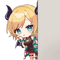 hololive sticker "Yuzuki Choco"