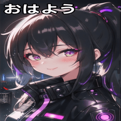 Black Pony Shy Smile