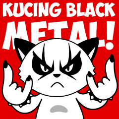 Black Metal Cat!