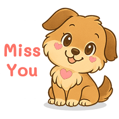 LuckyJiJi Cute Puppy Stickers