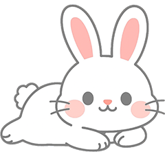 B - BUNNY #1 – LINE stickers | LINE STORE