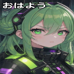 Emerald Half-Up Serious