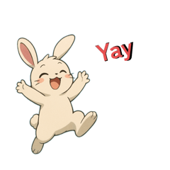 Animal Stickers Rabbit Edition Eng Vr