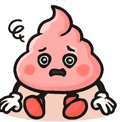 Negative Pink Poo-chan