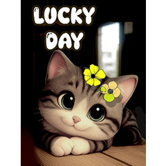 Cutie cat in the garden