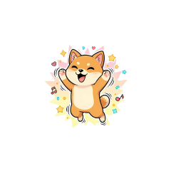 豆柴の毎日使える感情スタンプ