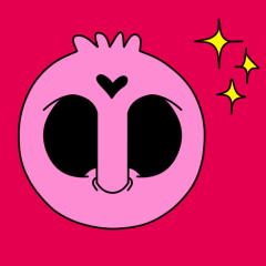 Moving. 071R-3Blinking skeletons Sticker