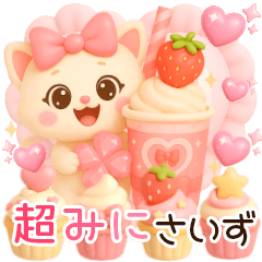 Fluffy cat milky! super sweet mini.