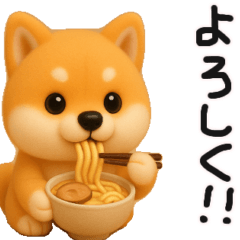 色々な柴犬とチワワのスタンプ