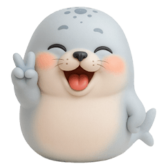 อุ๋ง อุ๋ง แมวน้ำ ตัวกลม น่ารัก (No text)