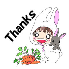 改：モピーの着ぐるみ生活　ウサギ編