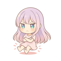 Lunaのすねすねスタンプ