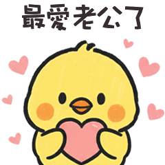 tiny cute chick ,husband